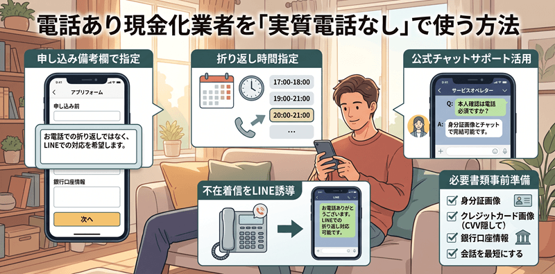 実質電話なしで使う方法